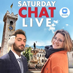 I moderatori di Saturday Chat Live: Mattia e Sofia.