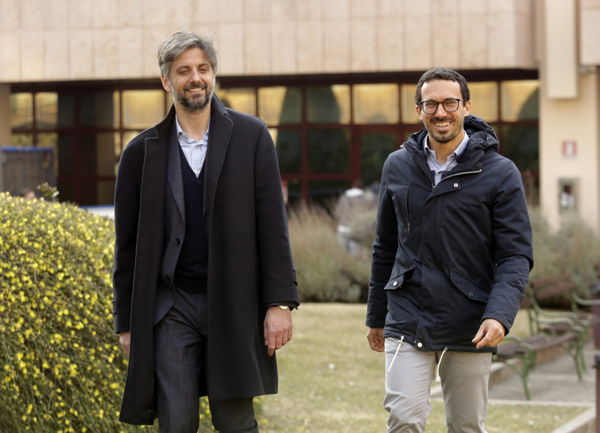Marco Dorigatti, responsabile della Direzione Patrimonio immobiliare, e Gianluca Signore, Energy Manager