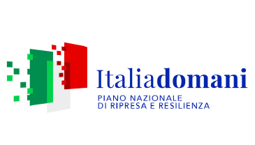 logo di Italia Domani, il Piano Nazionale di Ripresa e Resilienza