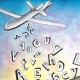 primitive drawing of an aircraft 'seeding' the letters
