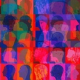 Colorful People Heads and Faces Collage 