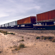 treno merci nel deserto
