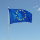 flag of the European Union on sky background