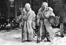 Due legionari in Siberia.