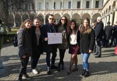 Team UniTrento alla Competizione Italiana di Mediazione a Milano. Archivio Università di Trento