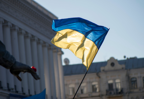 Una bandiera ucraina. Foto: Adobe Stock