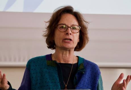 La professoressa Michele Micheletti durante la presentazione dell’Oxford Handbook of Political Consumerism. 