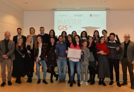 I partecipanti all'ultima edizione del Master GIS. 