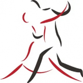 stylized tango dancers