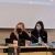 Antonia Meneghini e Elena Mattevi sedute al tavolo durante il convegno. Foto archivio UniTrento