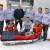 Photos of the sledge with the group of students and professors of DII and the explorers (©Alessio Coser)